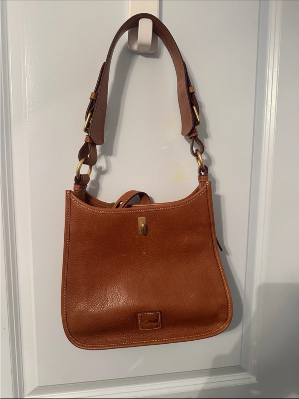 Dooney & Bourke Brown Leather Shoulder Bag